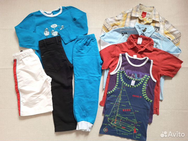 Вещи пакетом на мальчика 98 104 110