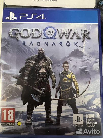God of war ragnarok ps4 диск