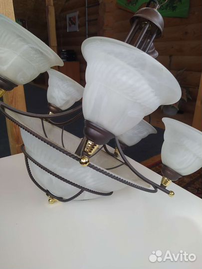 Люстра потолочная италия бу