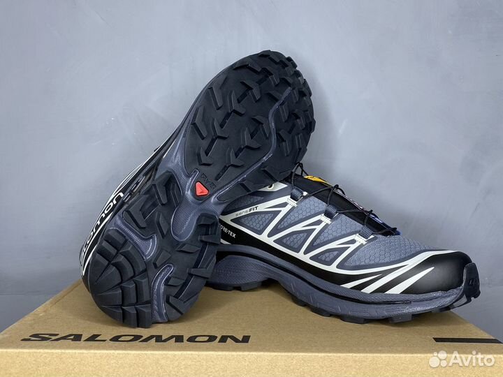 Кроссовки Salomon Gore-tex XT-6 Grey термо