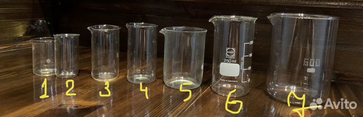 Стакан термостойкий химический
