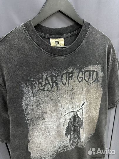 Футболка Fear of god варенка (оверсайз)