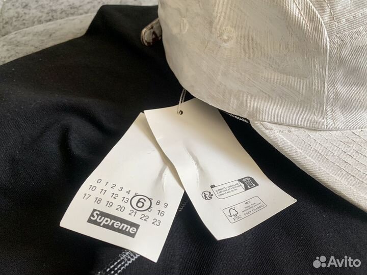 Кепка Supreme x Maison Margiela white #1