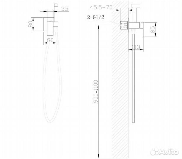 Abber AF8226B Смеситель