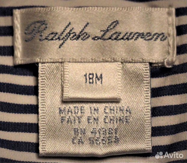 Рубашки Polo разных размеров, от 3 лет до 3 мес