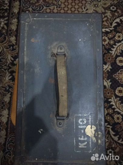 Сундук деревянный железный клёпаный армейский СССР