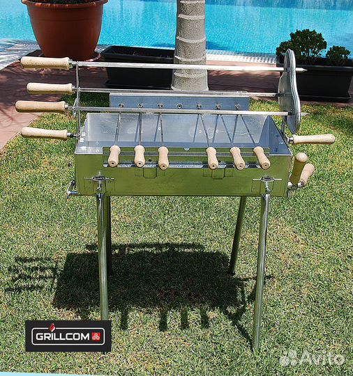 Мангал автоматический угольный