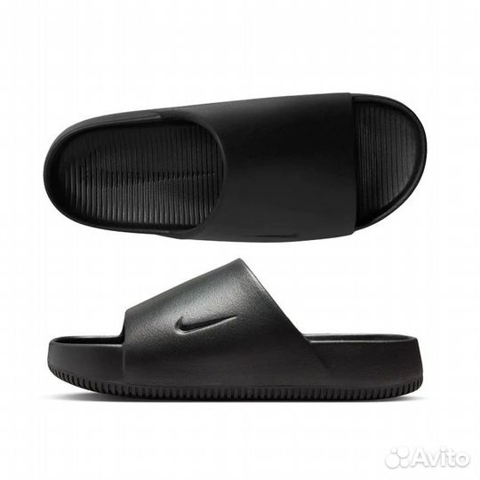 Шлепки сланцы Nike Calm Slide Black Оригинал