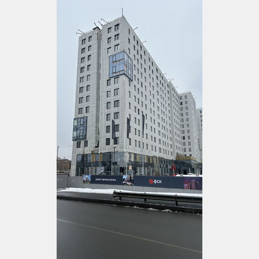 1-к. апартаменты, 38,6 м², 6/13 эт.