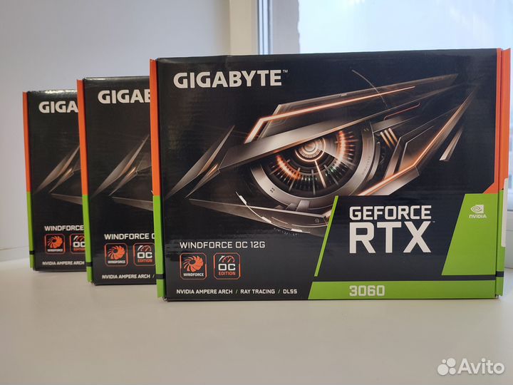 Gigabyte RTX 3060 Windforce OC 12Gb (Новая)