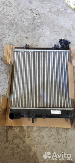 Радиатор охлаждения на hyundai accent