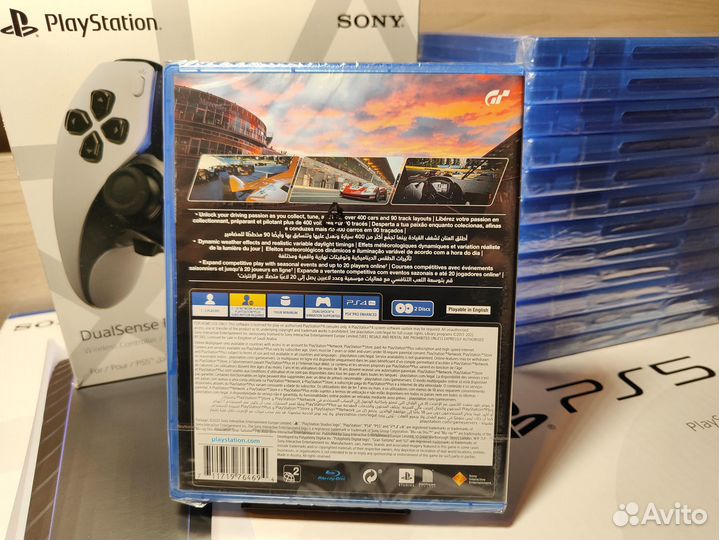 Новый диск Gran Turismo 7 PS4 PS5 Русская версия