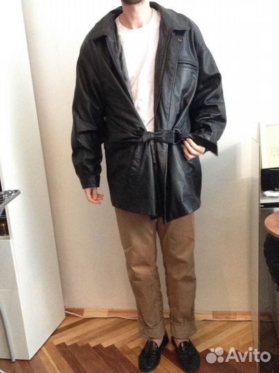 Кожаная куртка, черная thinsulate - wilsons