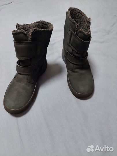 Оригинальные ботинки(ecco)зимние