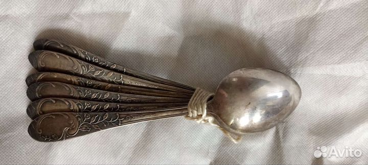 Ложки мельхиор СССР новые набор