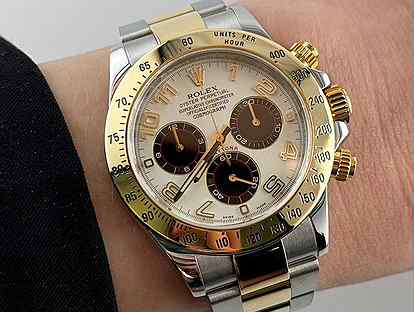 Rolex daytona cosmograph 40MM steel AND yellow gol