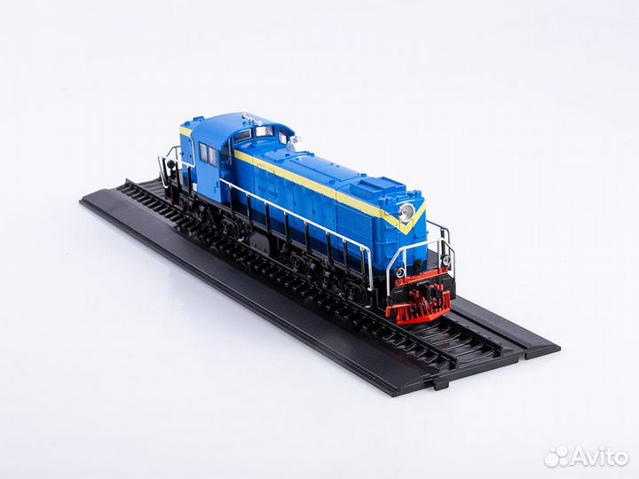 1:87 Наши поезда №8 - Грузопассажирский тепловоз тэ1 + рельс-подставка