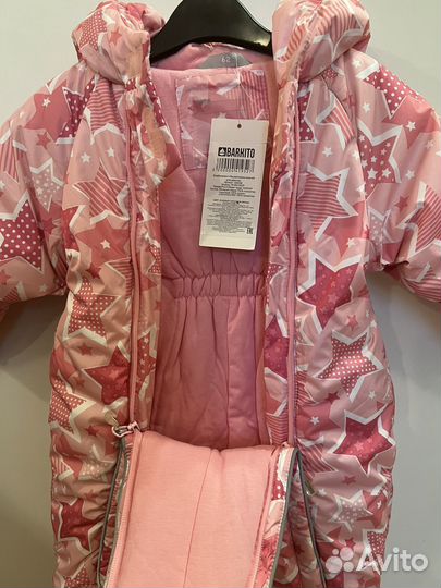 Зимний Комбинезон для девочки новый 62
