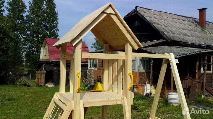 Детский игровой комплекс уличный Савушка Мастер 7