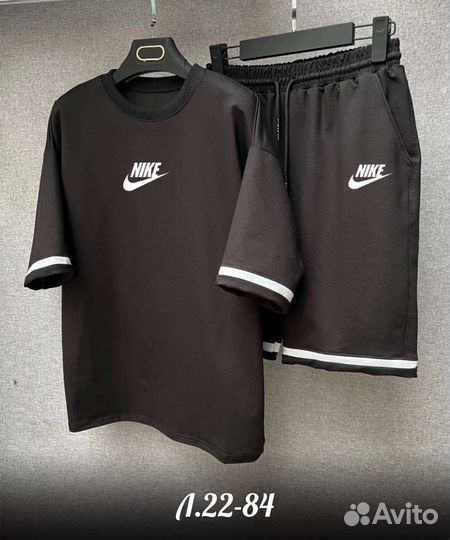 Костюм шорты и футболка мужская nike