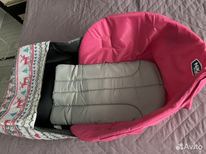 Сиденье для санок с чехлом для ног
