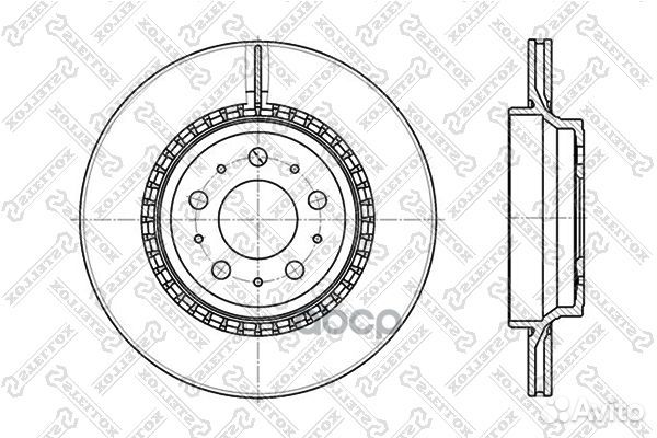 6020-4852V-SX диск тормозной задний Volvo XC90