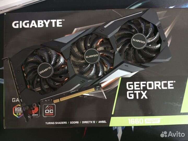 Видеокарта gtx 1660 super gigabyte