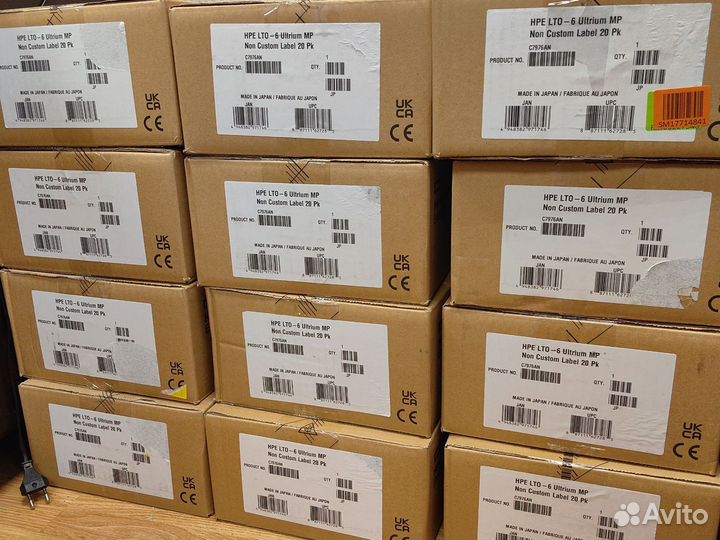 Ленточные картриджи LTO-6 HPE C7976AN