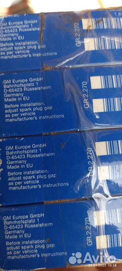 Свечи зажигания GM