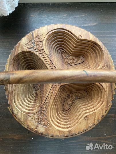 Складная корзинка для хлеба, сухофруктов. Хлебница