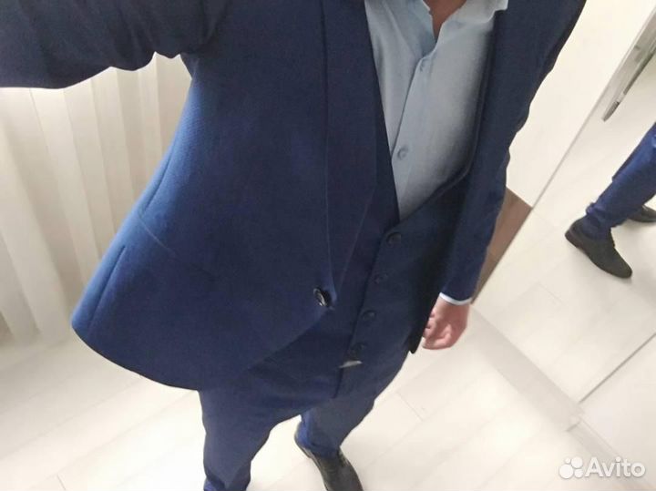 Костюм мужской классический синий