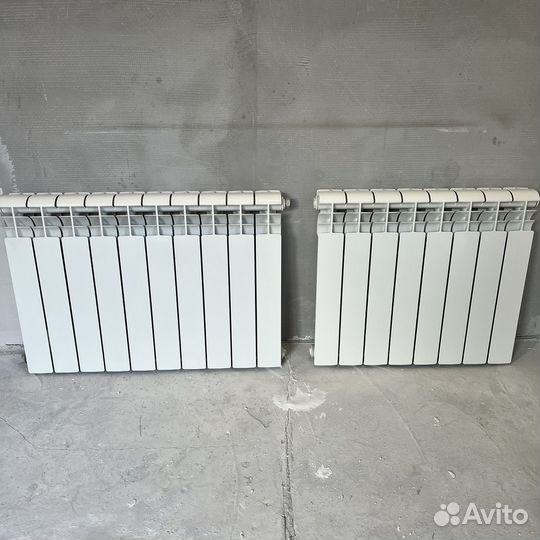Биметаллический радиатор отопления 10 и 8 секций