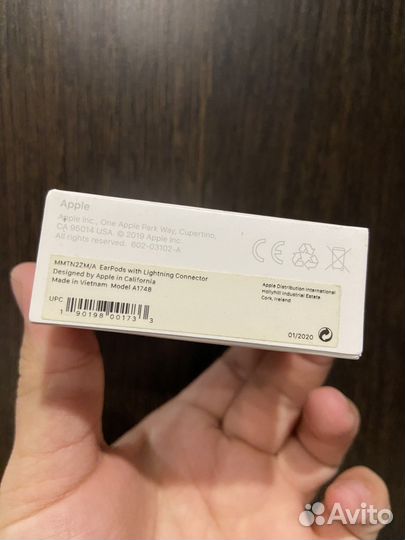 Наушники earpods lightning