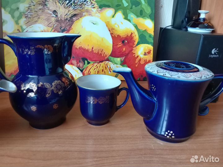 Кобальтовая посуда СССР