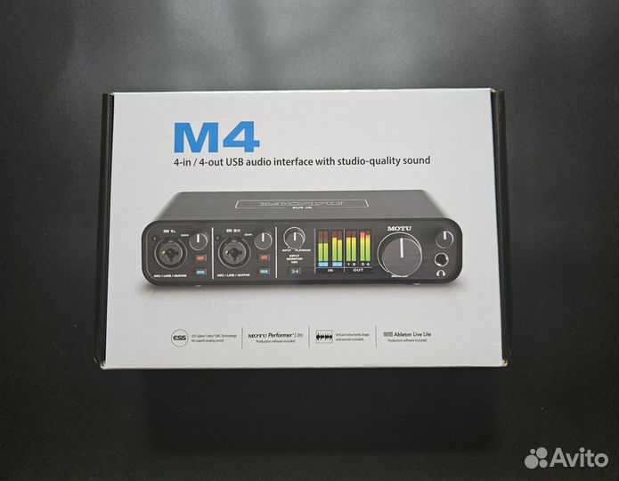 Внешняя звуковая карта Motu m4 новая