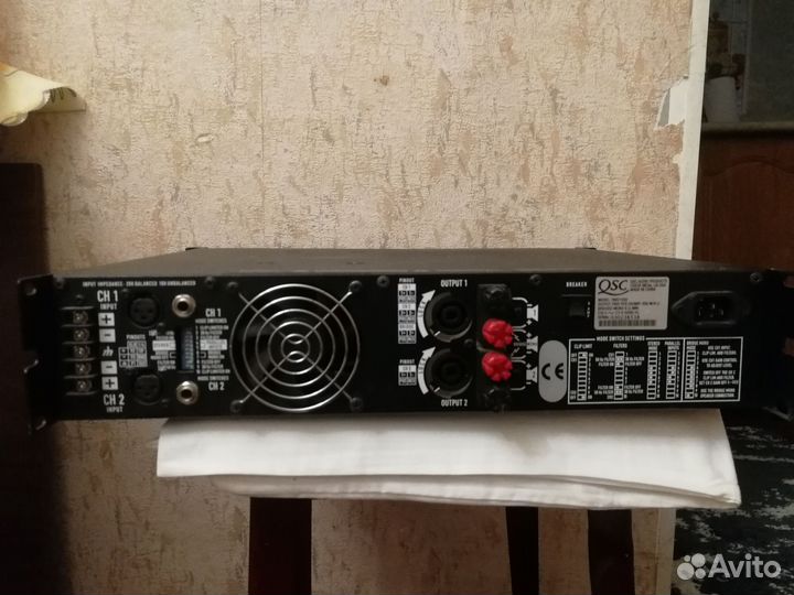 Звуковой усилитель. QSC audio RMX 1450