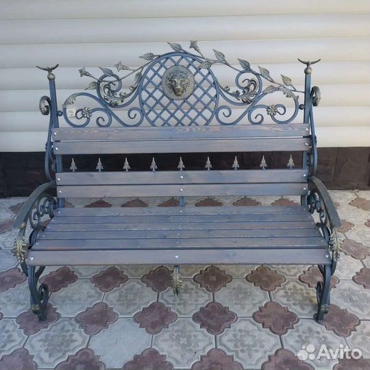 Скамья кованая