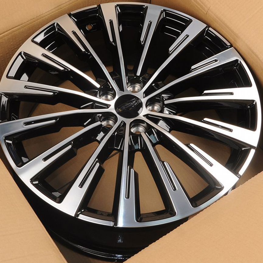Диски на Geely Monjaro Anzoo H3360 8x20/5x108 D63.4 ET52 Black Machine Face литой