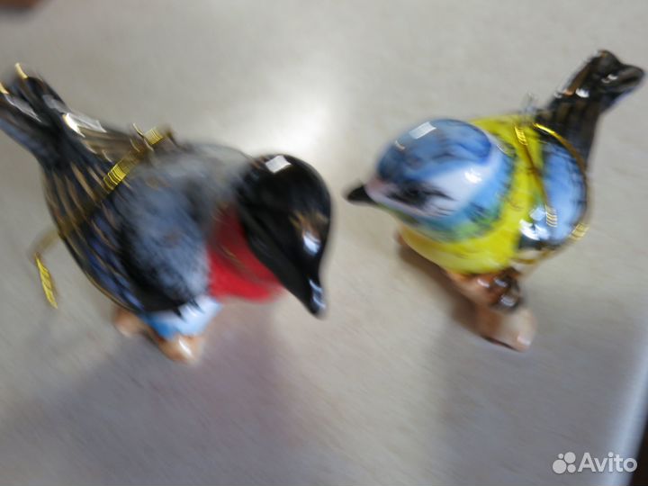 Лефортовский фарфор. Птицы, 2 шт