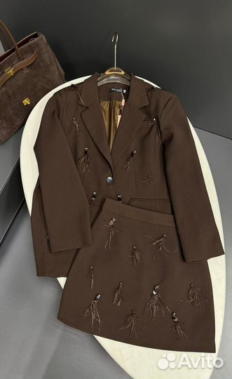 Костюм двойка с юбкой Dior