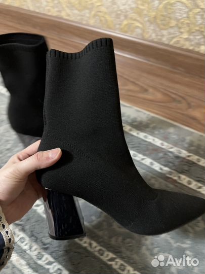 Осенние ботильоны на каблуке