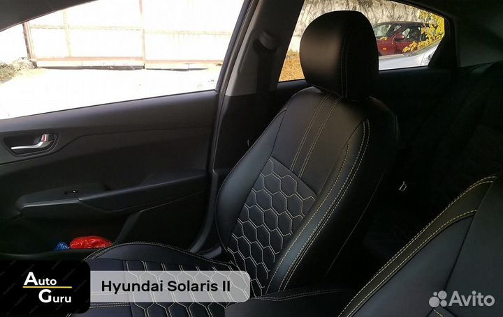 Чехлы на Hyundai Solaris 2