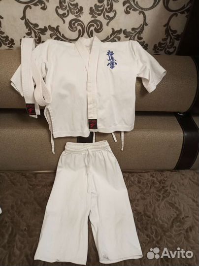 Кимоно для карате рост от 100 см до 140