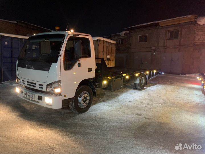 Услуги эвакуатора, кран - борт, 24/7