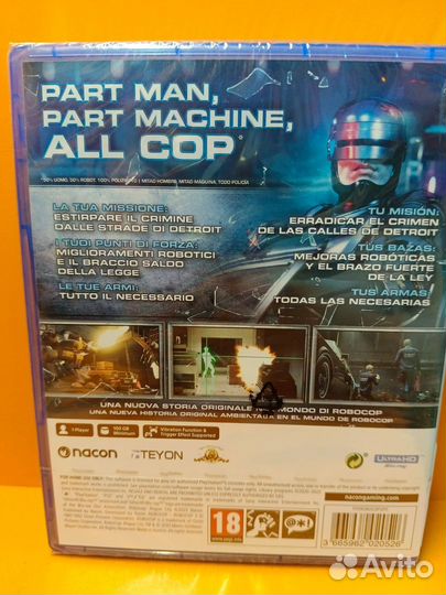 Robocop rogue city Робокоп для PS5 рус субтитры