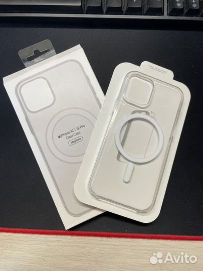 Чехол Clear case magsafe на iPhone 12/12 pro