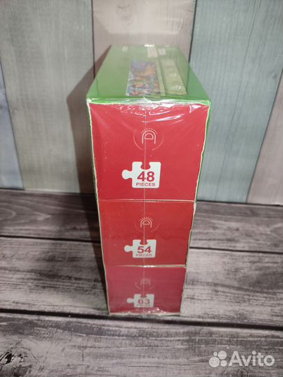 Новые Детские пазлы 3 в 1, шаг 4, набор