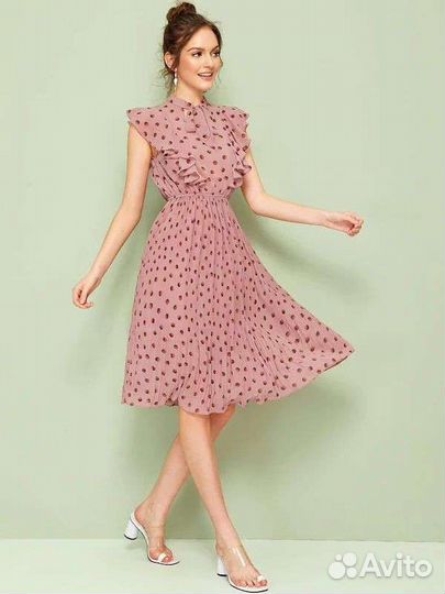 Платье в винтажном стиле Shein