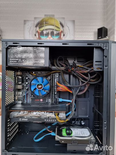 Игровой пк RX5700, 16gb, i3 10100