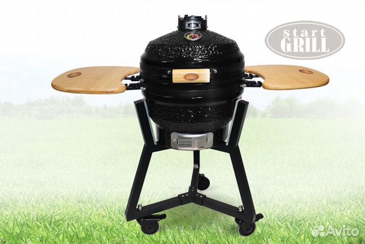 Керамический гриль-барбекю Start Grill 16 дюйма (ч